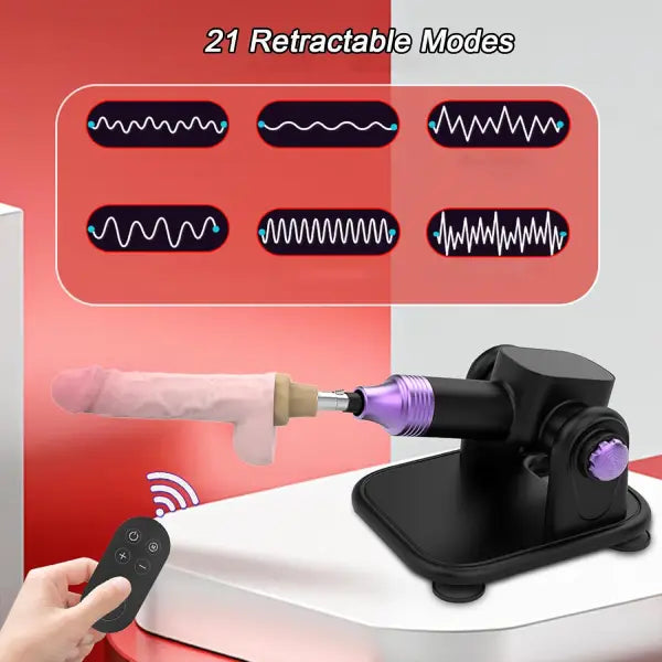 Potente Máquina Sexual Automática Sex Machine Telescópico