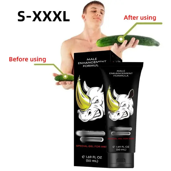 Gel Potenciador Masculino Rhino Gold Retardante Para Hombre