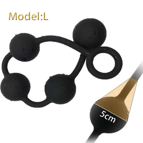 Plug Anal de Perlas Rosario 40 Cm
