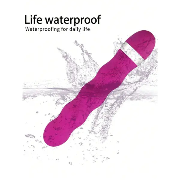 Vibrador Masajeador Personal Ondulado Rosa