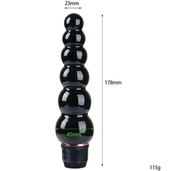 Vibrador Anal Consolador Masajeador Gradual 18 Cm