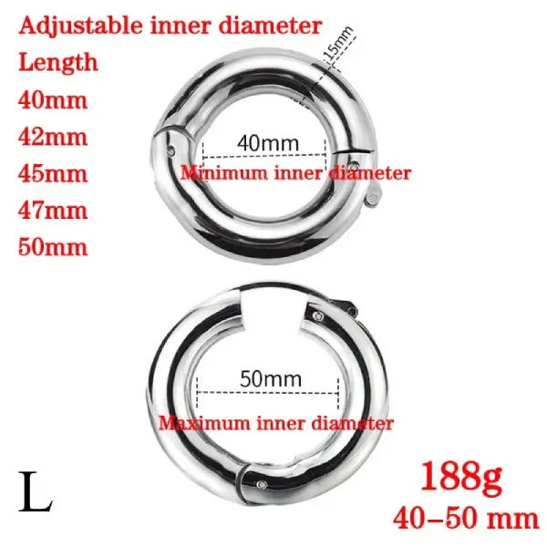 Anillo Metálico Ajustable Para Pene