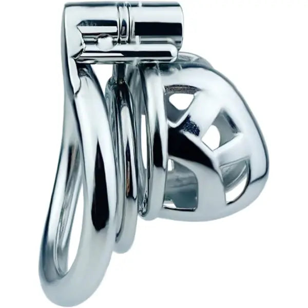 Jaula Castidad Para Hombre Acero Inoxidable Con Candad