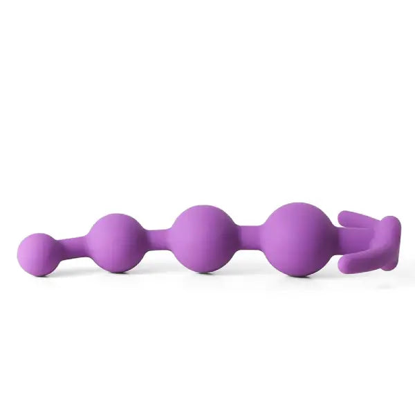 Plug Anal De Bolas Perlas Silicona Flexible