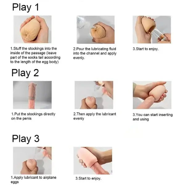 Huevo Masturbador Funny Egg Texturizado