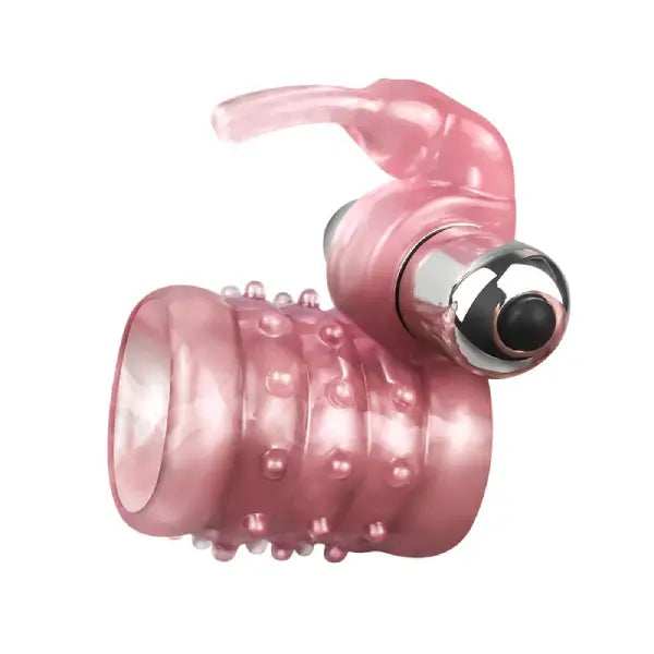 Anillo Vibrador Con Funda Estimuladora Texturizada