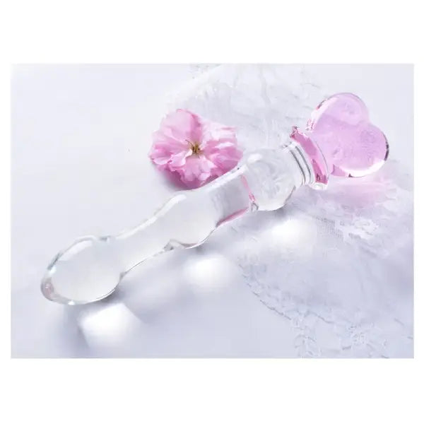 Plug Dildo Consolador Varita De Cristal Vidrio Corazón