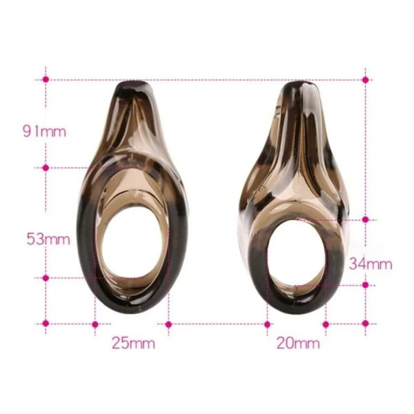 Anillo Triple Para Pene Y Testículos Retenedor