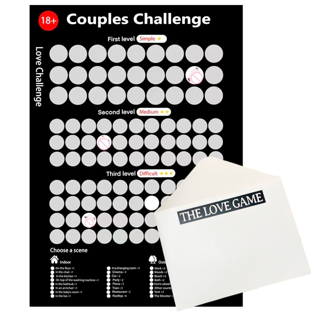 Poster Raspadito De Retos Para Parejas Juego Adultos Regalo