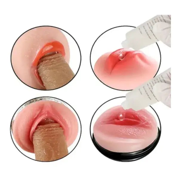 Masturbador Masculino doble Con Ventosa