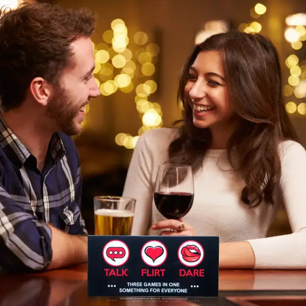 Juego De Cartas Talk Flirt Dare 3 En 1 Para Parejas Y Fiesta