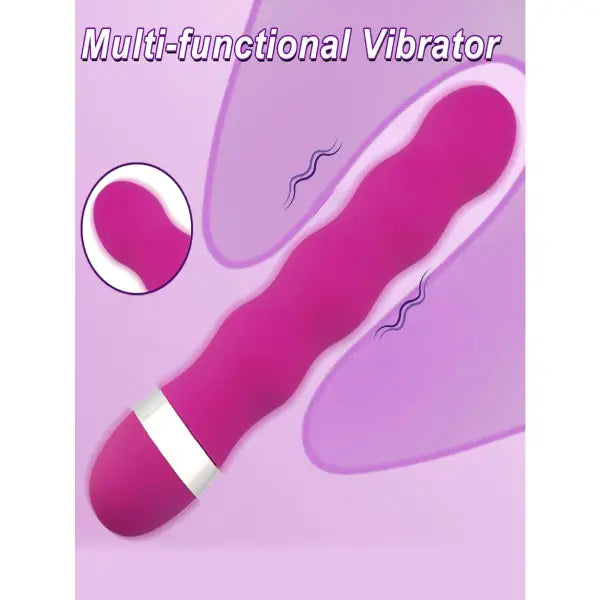 Vibrador Masajeador Personal Ondulado Rosa