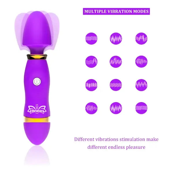 Vibrador Wand Masajeador Personal Recargable Usb