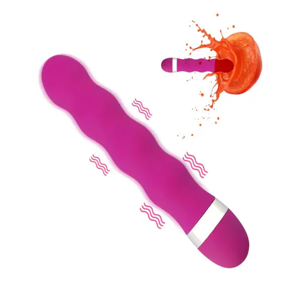 Vibrador Masajeador Personal Ondulado Rosa