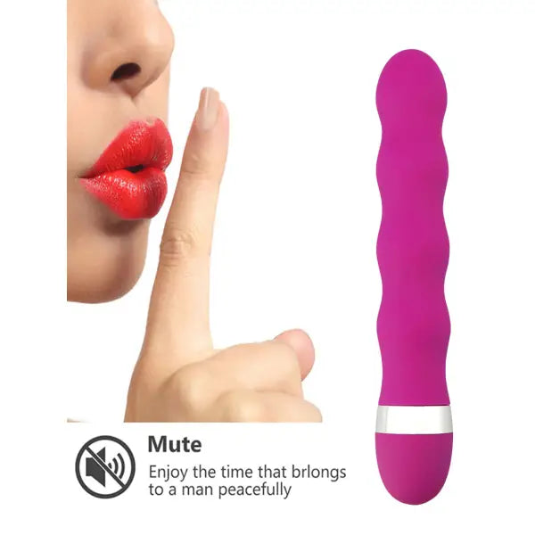 Vibrador Masajeador Personal Ondulado Rosa