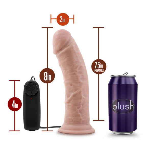Vibrador Blush A Control Realista Dr. Skin Joe