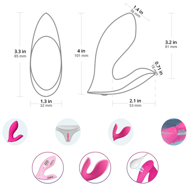 Vibrador Premium Lovense Flexer Panty