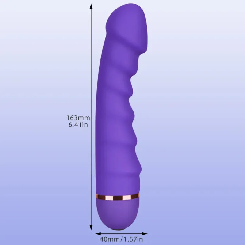 Vibrador Punto G Texturizado De Silicona G Spot