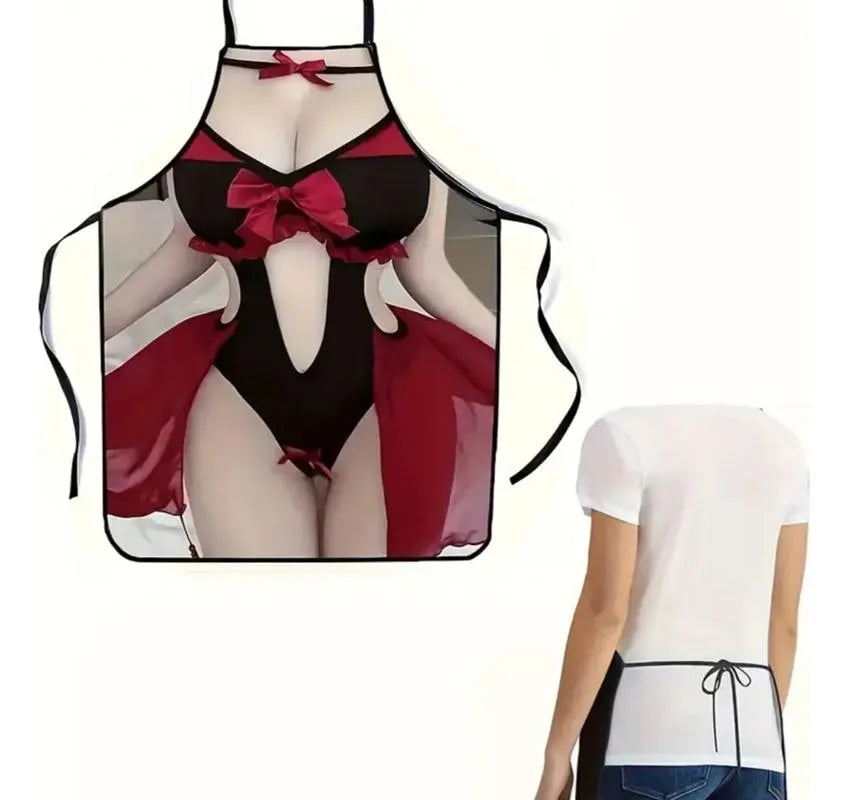 Sexy Y Divertido Delantal Sexy Novedad Mandil Anime - Varios Modelos