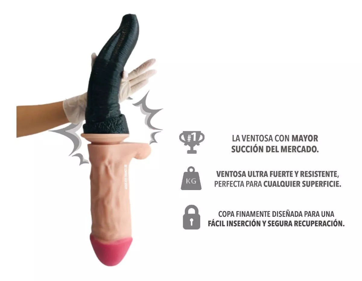 Mega Dildo Pene Elefante Dong 27 Cm