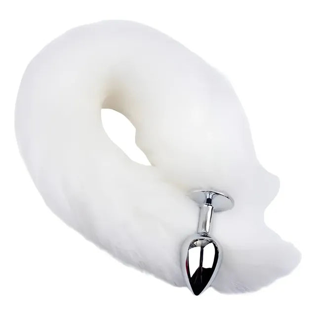 Plug Anal Acero Cola de Zorro