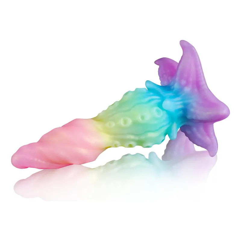 Dildo Pulpo Silicona Líquido Suave Ventosa Monstruo Alien