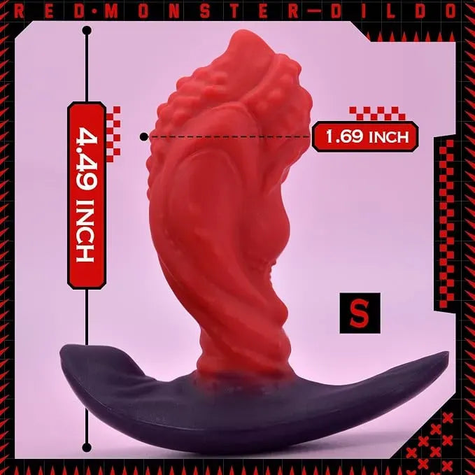 Dildo Pulpo Silicona Líquido Suave Ventosa Monstruo Alien