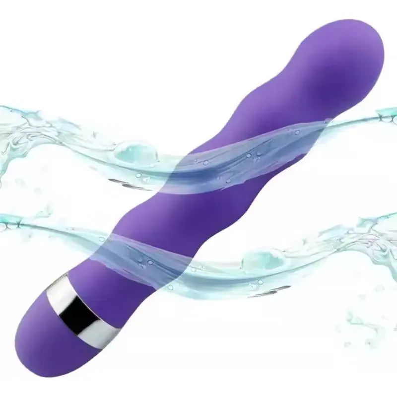 Vibrador Masajeador Personal Ondulado Rosa