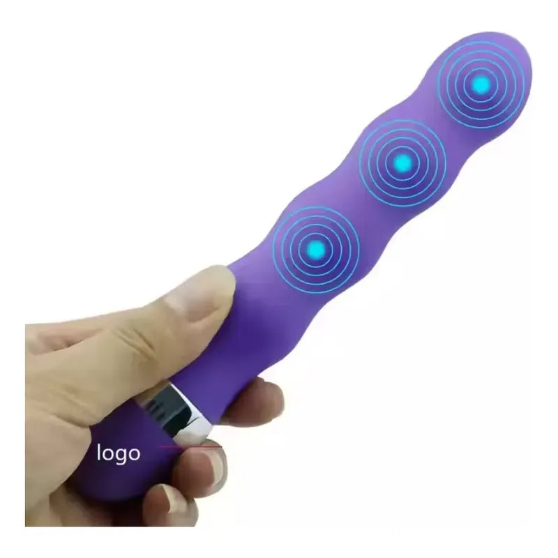 Vibrador Masajeador Personal Ondulado Rosa