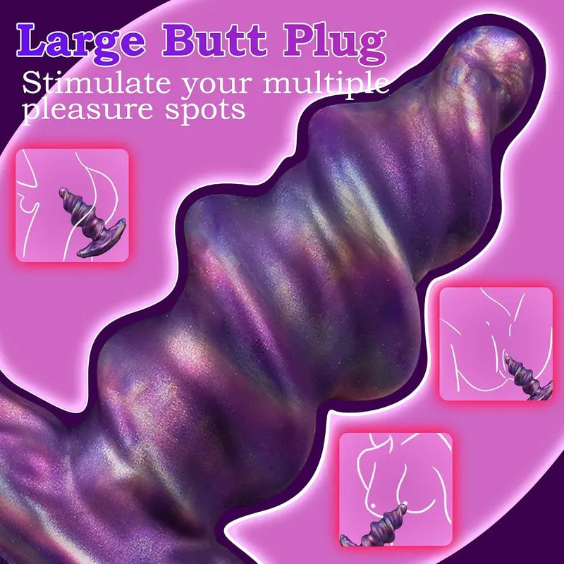 Plug Anal Enorme Silicona Líquido Suave Monstruo Alien