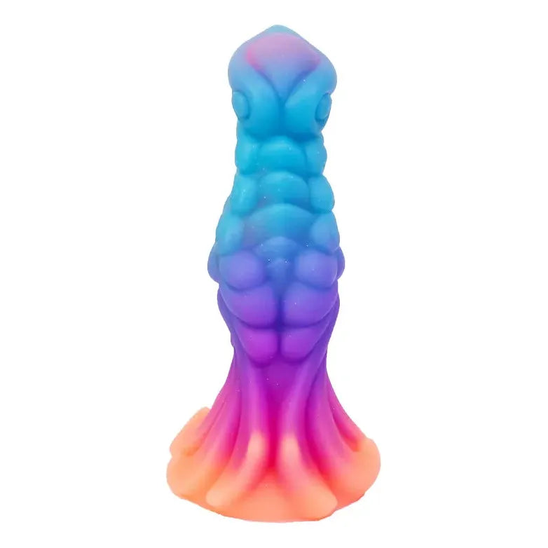 Dildo Fosfo Silicona Líquido Suave Ventosa Monstruo Alien