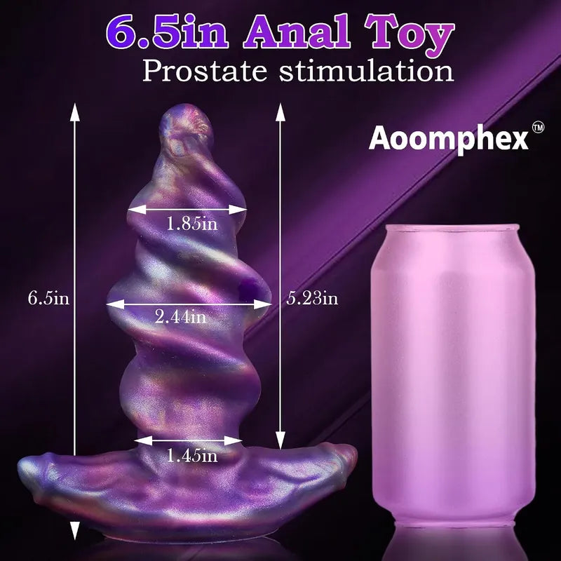 Plug Anal Enorme Silicona Líquido Suave Monstruo Alien