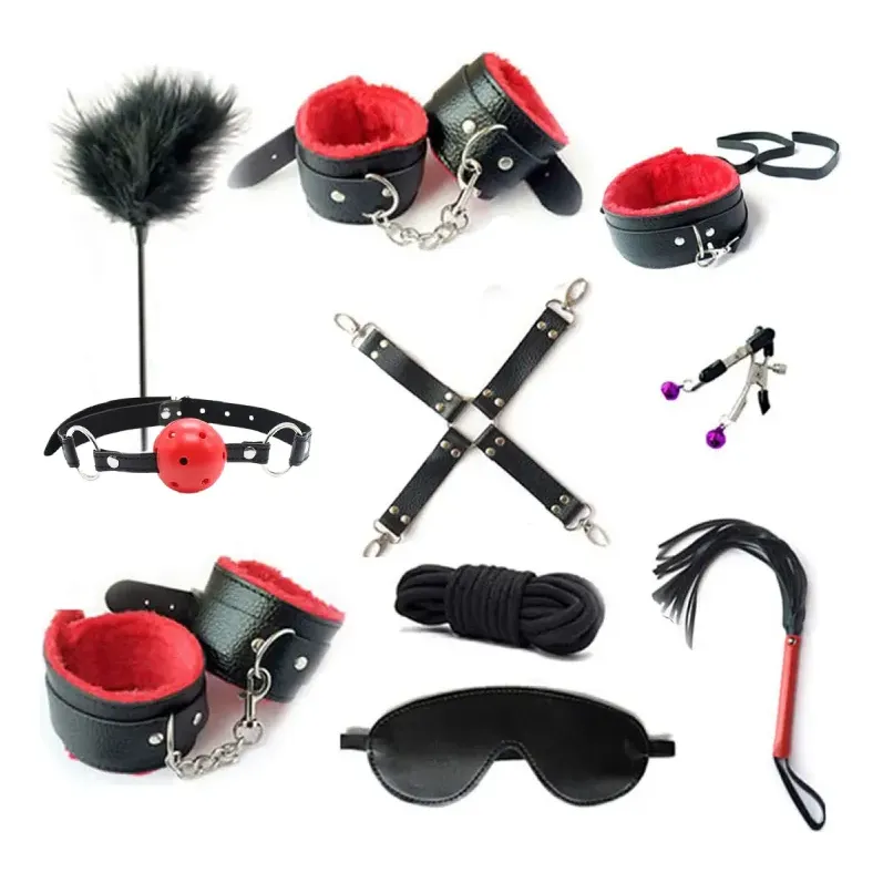 Kit Bondage de 10 Piezas Negro
