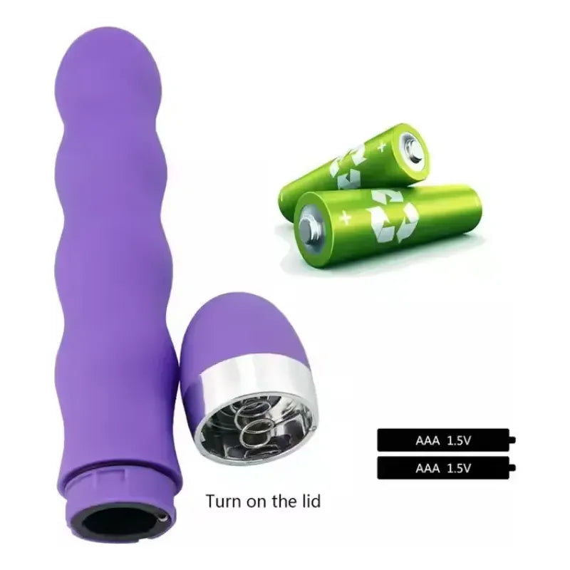 Vibrador Masajeador Personal Ondulado Rosa