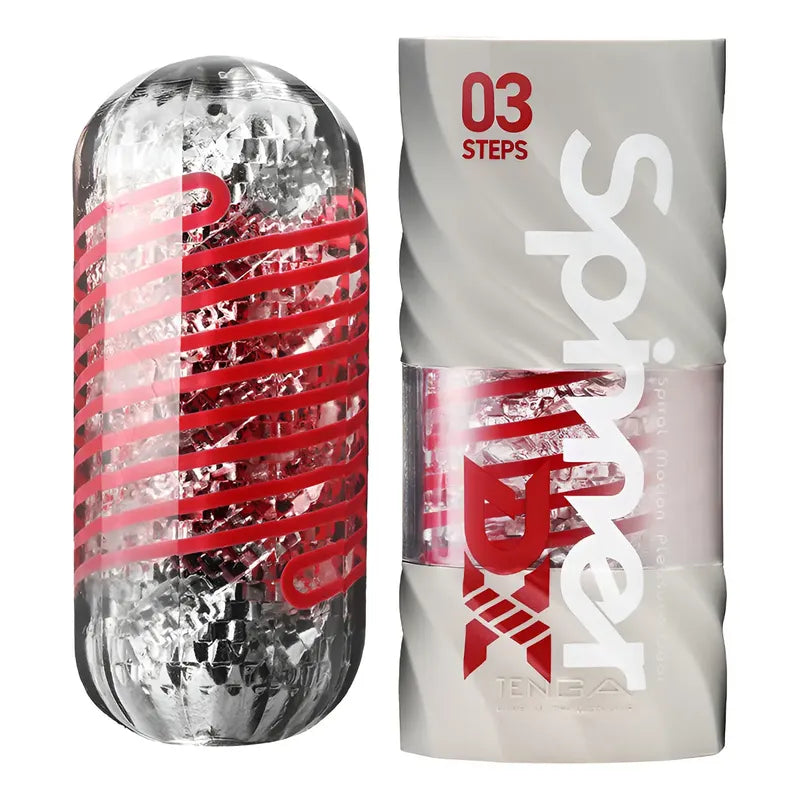 Masturbador Tenga Spinner DX Textura Ondulada Gira 13cm