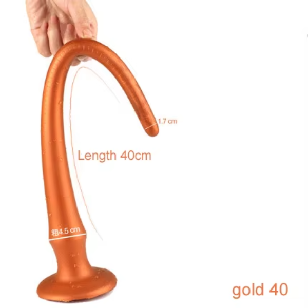 Plug Anal extremo de silicon liquido Largo Fino M
