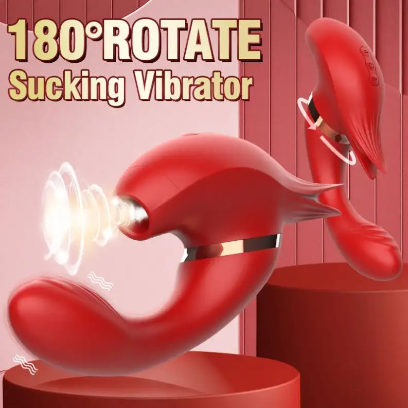 Vibrador y Succionador Estimulador 3 En 1