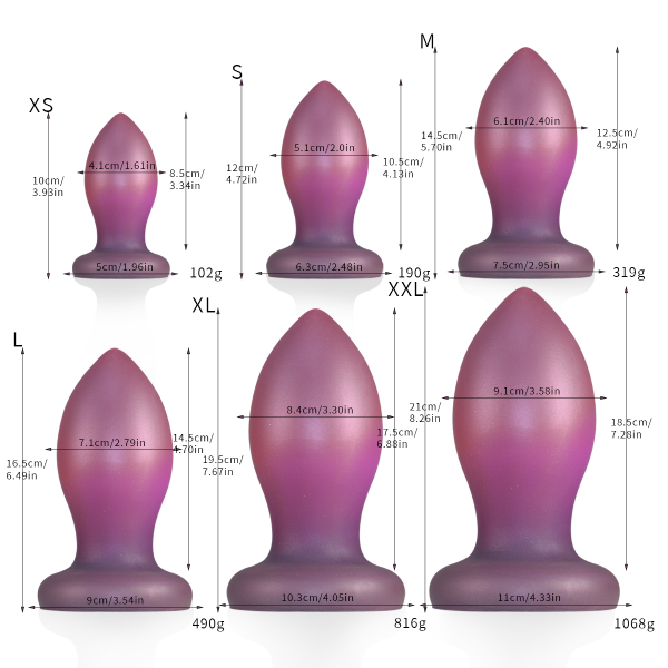 Plug Tapon Juguete Sexual Anal Premium Silicona L