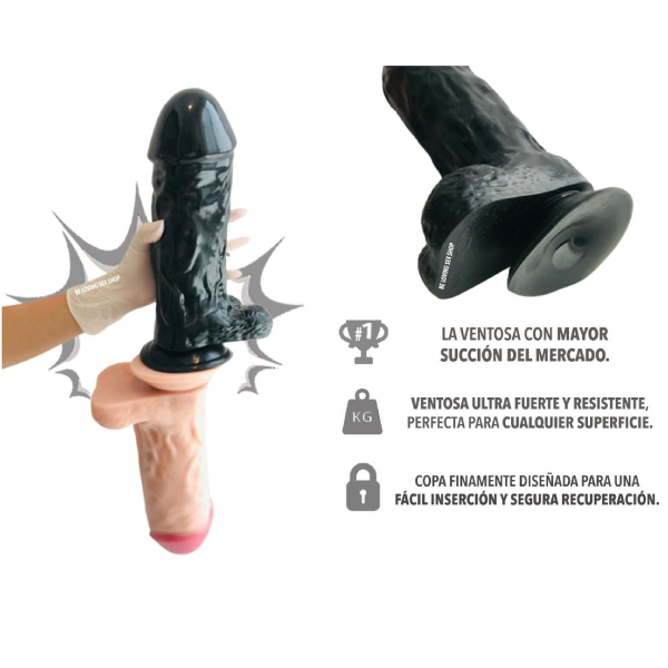 Mega Dildo Extremo Grueso 26.5 cm