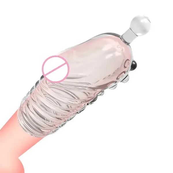 Media Funda Para Pene Extensora Con Textura