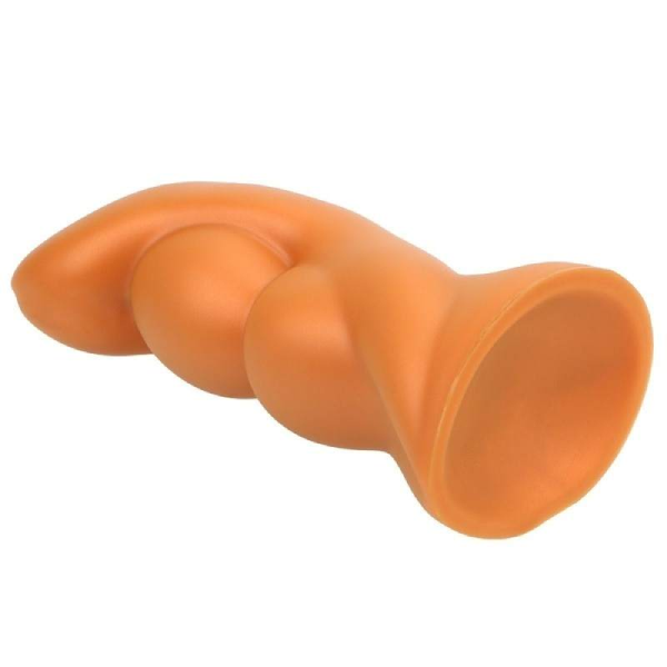 Plug Anal extremo de silicon liquido Grueso Curvo L