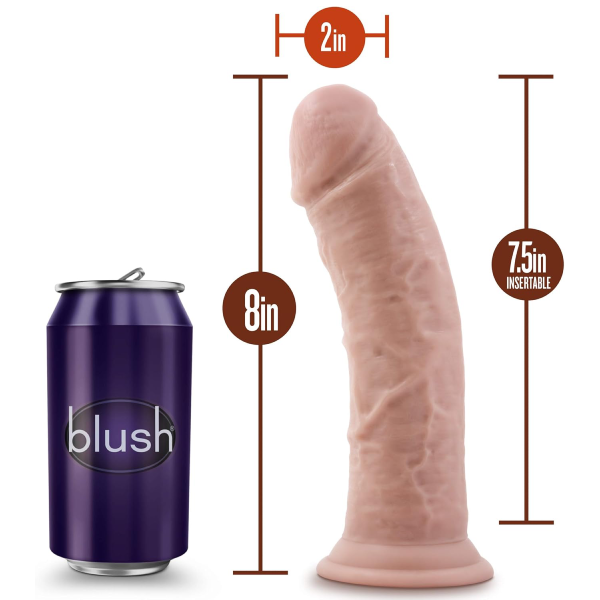 Dildo Blush Dr Skin Realista 8 Inch