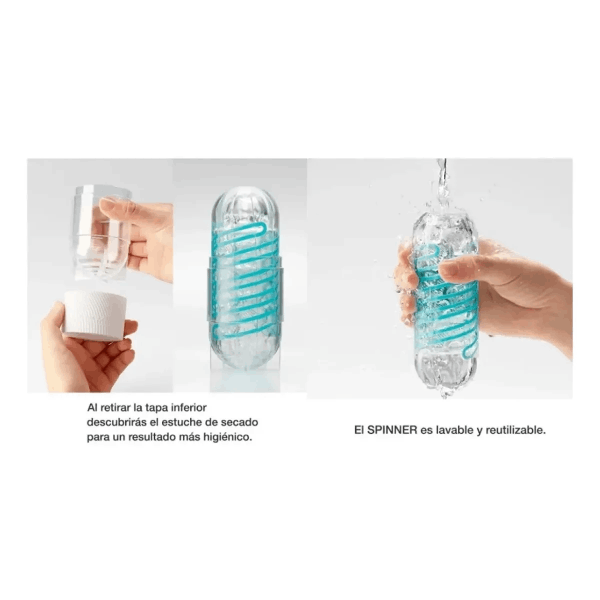 Masturbador Luxe Giratorio Tenga Pixel