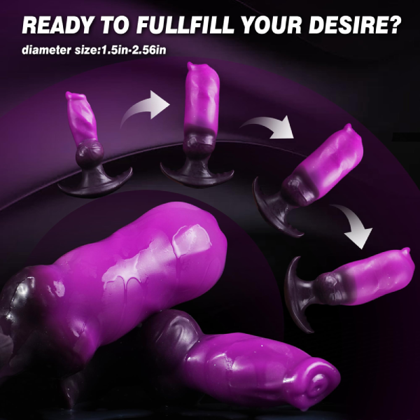 Plug Tapon Anal Silicon Liquido Juguete Sexual Inflable 6.7 Inch