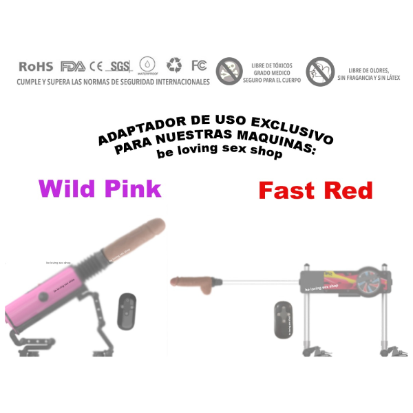 Dildo 2 Adaptador Sex Machine 2-3