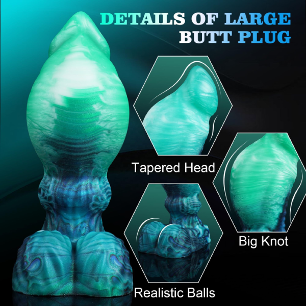 Plug Alien Anal Premium Suave Silicona Juguete Sexual  6.49 Inch