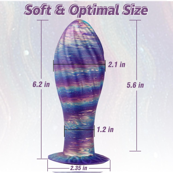 Plug Tapon Anal Premium Alien Silicona Juguete Sexual 6.2 Inch