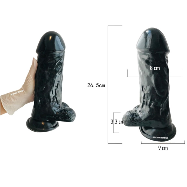 Mega Dildo Extremo Grueso 26.5 cm