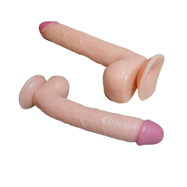 Dildo Pene Realista Largo Con Ventosa Flexible 7