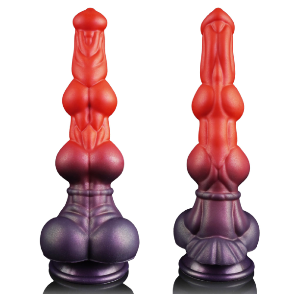 Dildo Monstruo Silicona Líquido Suave Con Ventosa 10 Inch